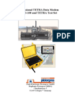 Professional TETRA Data Modem TMO-100 and TETRA Test Set