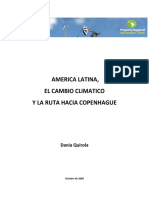 America Latina, El Cambio Climatico y La Ruta Hacia Copenhague