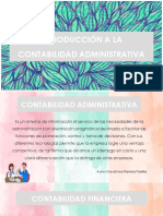 Introducción a La Contabilidad Administrativa