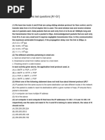 Computer Networks Test Questions (A1-G1)