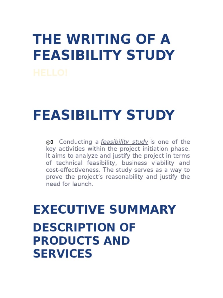 Writing a Feasibility Study Guide | PDF | Business