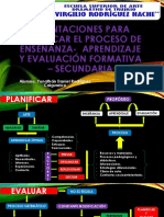 Orientaciones para Planificar El Proceso de Enseñanza - Aprendizaje