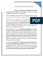 Porque Los Niños Trabajaban Durante El Siglo XIX