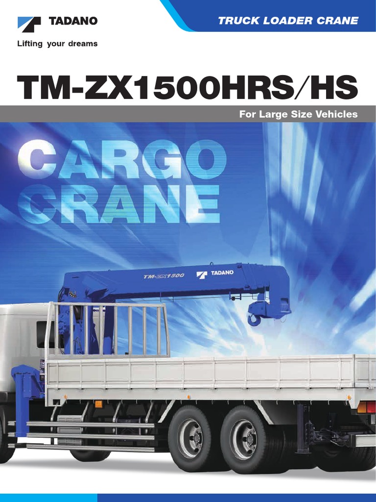 TM-ZX1500 B G | PDF | Crane (Machine) | Radio