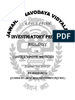 Investigatory Project Biology: Lanva-Patan