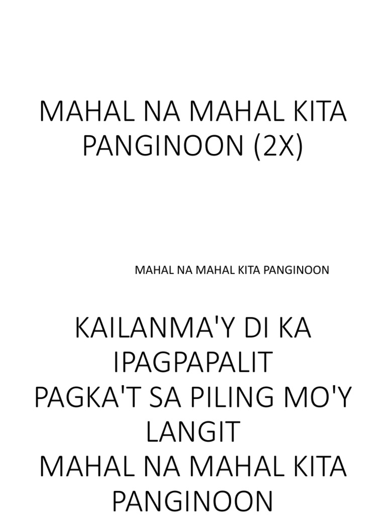 Gift Giving Praise and Worship Tagalog Song Line Up PDF