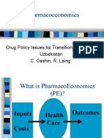 Pharmacoeconomics: Drug Policy Issues For Transitional Countries Uzbekistan C. Cashin, R. Laing
