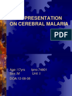 Case Presentation On Cerebral Malaria