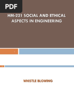 Hm-221 Social and Ethical Aspects in Engineering