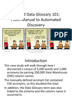 Talk - Beyond Data Glossary 101 From Manual To Automated Discovery