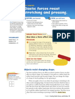 Elastic Forces Resist Stretching and Pressing.: How Does A Force Affect Shape?