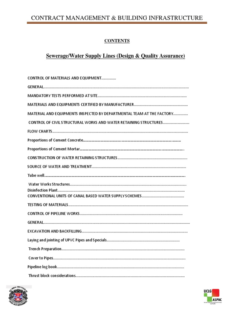 Contract Management for Infrastructure Projects | PDF | Sidewalk | Road