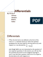 The Differentials: By: Group 4 Antiojo, Ayangco, Bulaon, Sultan