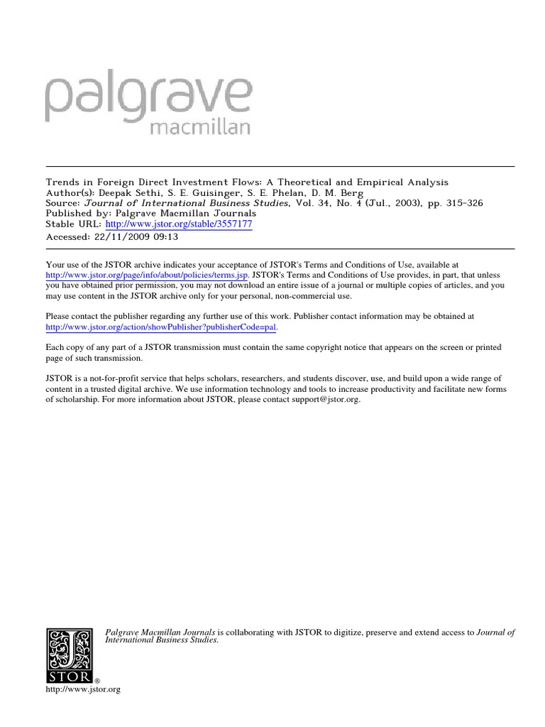 Palgrave Macmillan Journals Is Collaborating With JSTOR To Digitize