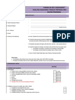 Format Self Assessment FKTP KLINIK