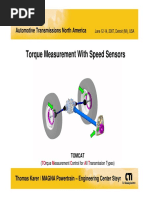 Torque Measurement With Speed Sensors