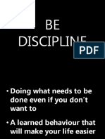 Be Discipline