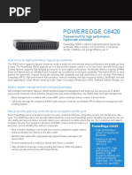 Poweredge c6420 Spec Sheet