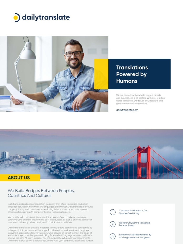 Tailored Translation Services by DailyTranslate | PDF | Persian ...