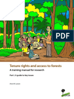 Tenure Rights and Access To Forests: A Training Manual For Research