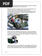 Differentiate Between Magnetic and Optical Storage Devices