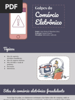 Golpes do Comércio Eletrônico