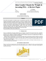 Analysis of Backhoe Loader Chassis For W PDF