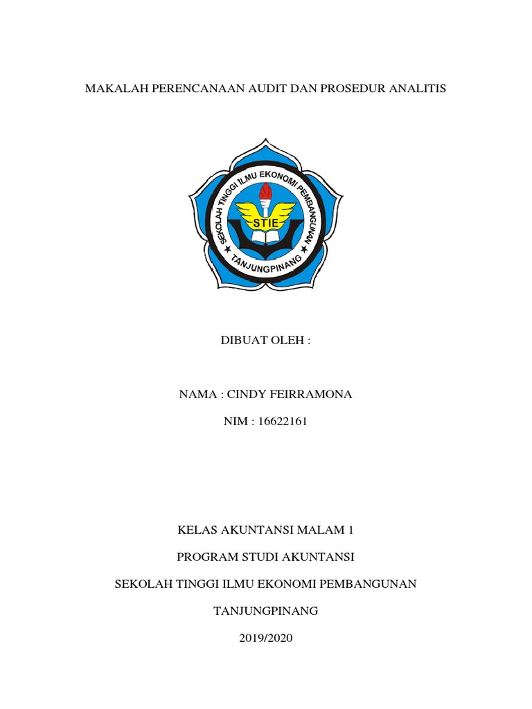 Makalah Perencanaan Audit Dan Prosedur Analitis 33 | PDF