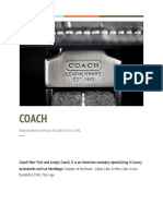 Coach Brand Study