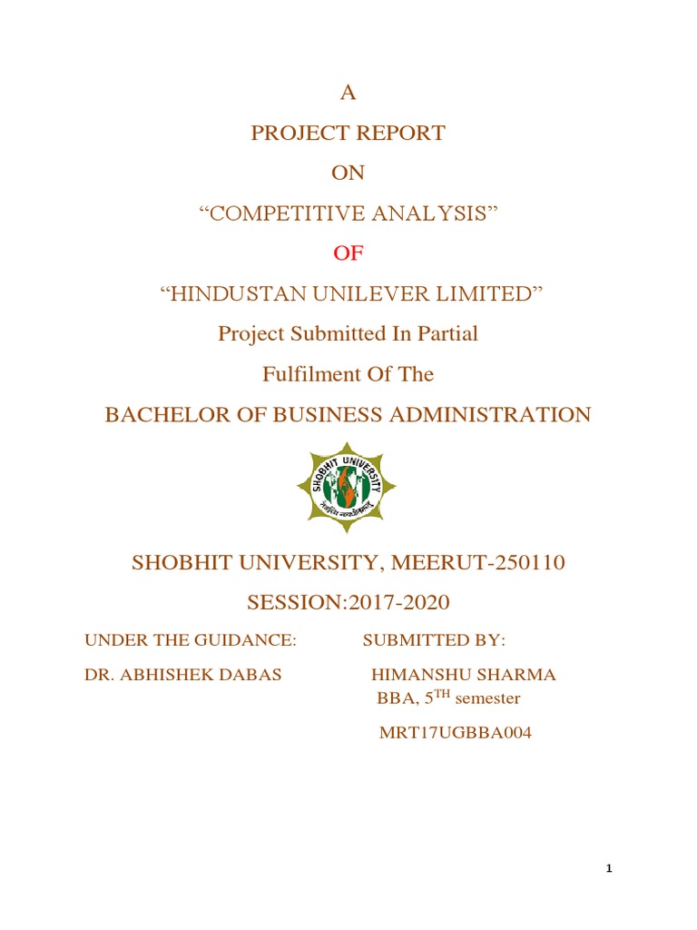 How does unilever differ from competitors image