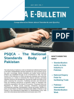 PSQCA E-Bulletin: PSQCA - The National Standards Body of Pakistan