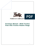 Developer Manual - Multi Voucher Print With Voucher Number Range