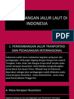 Perkembangan Jalur Laut Di Indonesia