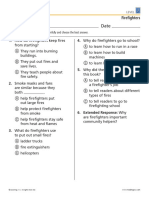 Firefighters Worksheet