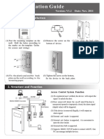 F18 Installation Guide: 3.lock Connection 1. Equipment Installation