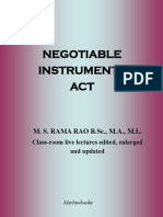 Negotiable Instruments Act