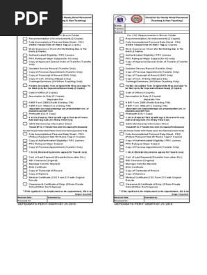Requirements for Newly Hired Teachers