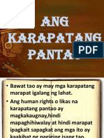 Ang Karapatang Pantao