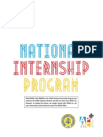 Apmc National Internship Program Primer