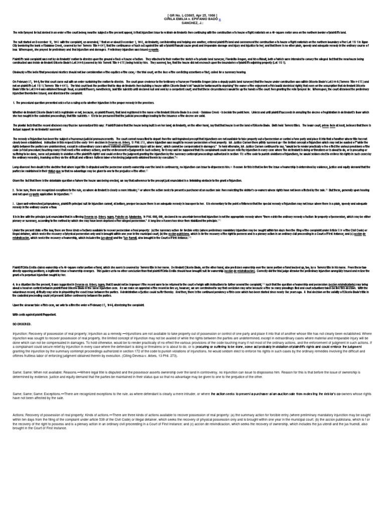 Ownership Some Cases | PDF | Mortgage Law | Injunction