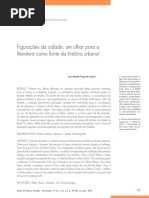 ARTIGO - Figurações Da Cidade Um Olhar Para Aliteratura Como Fonte Da História Urbana