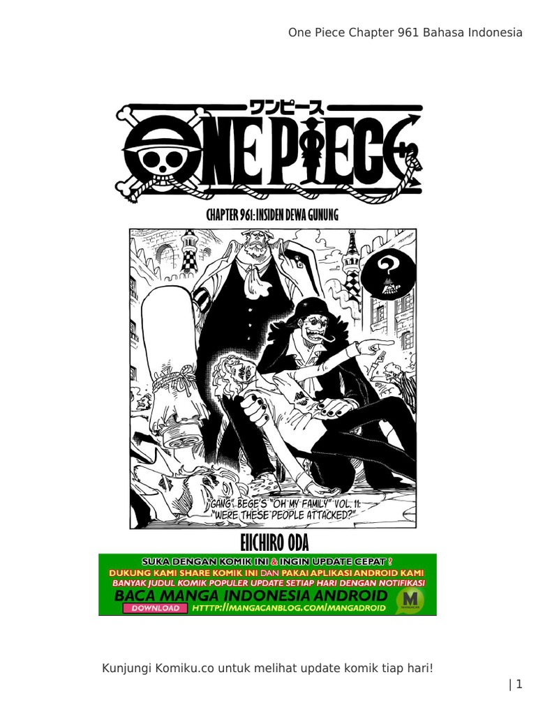 Komiku Co One Piece Chapter 961