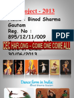 Project - 2013: Name: Binod Sharma Gautam Reg. No: 895/12/11/009 Course Code: PGDCA Date of Exam: 30/06/2013