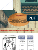 The Difference Between Implicature and Entailment