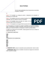 Trabajo de Incoterms