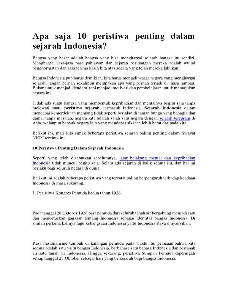 3 april peristiwa sejarah penting