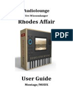 Rhodes Affair Yamaha Edition User Guide Montage