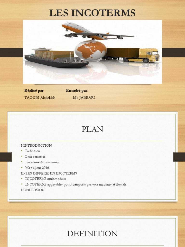 Comprendre les Incoterms en 2010 | PDF | Échange international ...