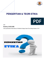 Pengertian & Teori Etika