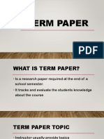 Term Paper